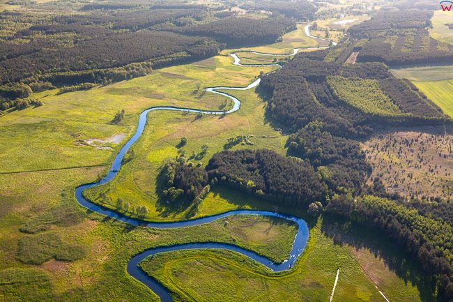 Brodnicki Park Krajobrazowy, i rzeka Drweca, 26.05.2016. EU, PL, Kuj-Pom. Lotnicze.
