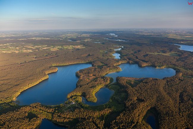 Brodnicki Park Krajobrazowy, 26.05.2016 n/z jezioro Debno i Robotno. EU, PL, Kuj-Pom. Lotnicze.