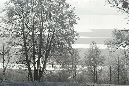 Warm-Maz. Zima nad jeziorem Wielochowskim.