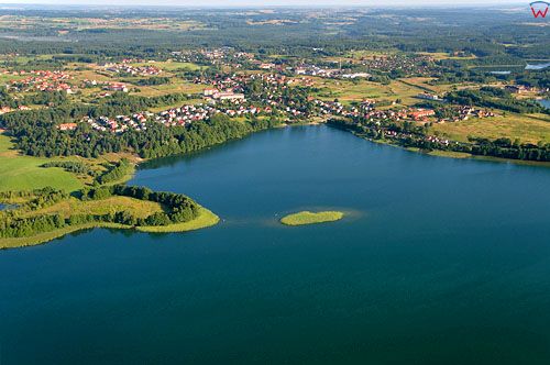 LOTNICZE. Polska, warm-maz. Jezioro Ukiel (Krzywe)