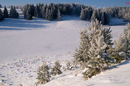 PL, Warm-Maz, zimowy pejzaz okolicy Stanczyki.
