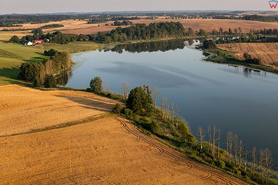 Jezioro Rudzkie, okolica Gizycka. EU, PL, Warm-Maz. Lotnicze.
