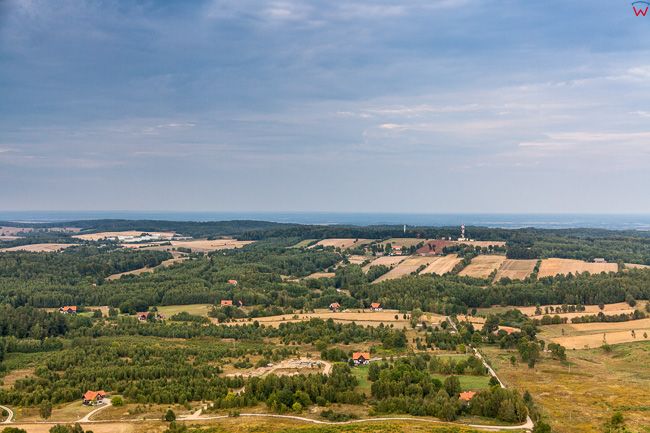 Park Krajobrazowy Wzgorz Dylewskich. EU, Pl, Warm-Maz. Lotnicze.
