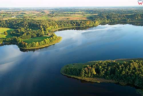 LOTNICZE. Jezioro Mildzie kolo Milakowa.