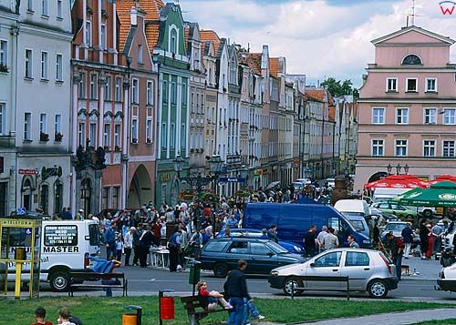 Bolesławiec, kamienice na starym rynku