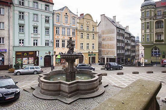 Klodzko, Rynek-Plac Boleslawa Chrobrego,. EU, PL, Dolnoslaskie.