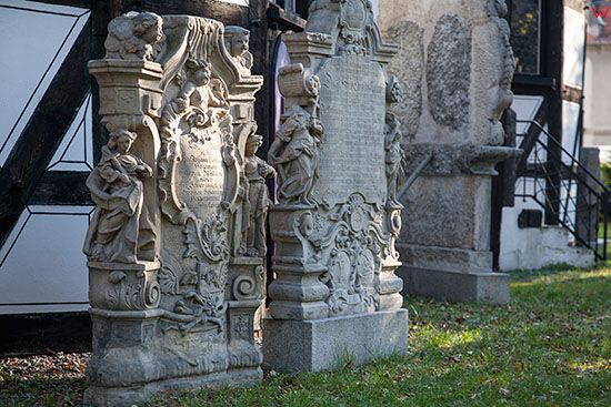 Swidnica, cmentarz przy Kosciele Pokoju. EU, PL, Dolnoslaskie.