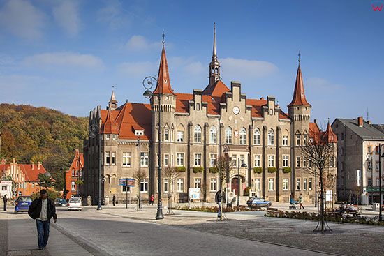 Walbrzych, Ratusz przy Placu Magistrackim. EU, PL, Dolnoslaskie.