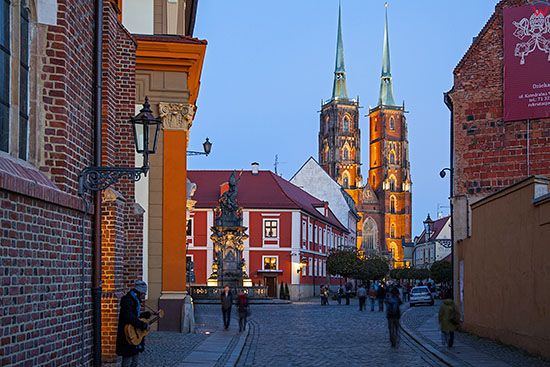 Wroclaw, Ostrow Tumski. EU, Pl, Dolnoslaskie.