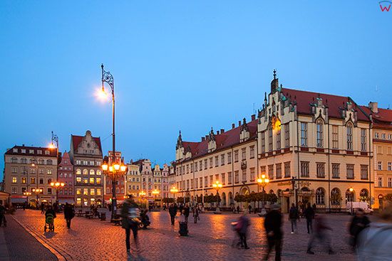 Wroclaw, Rynek Miejski. EU, PL, Dolnoslaskie.