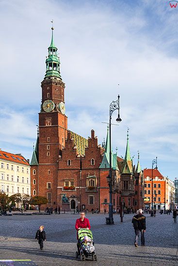Wroclaw, Ratusz Miejski. EU, PL, Dolnoslaskie.