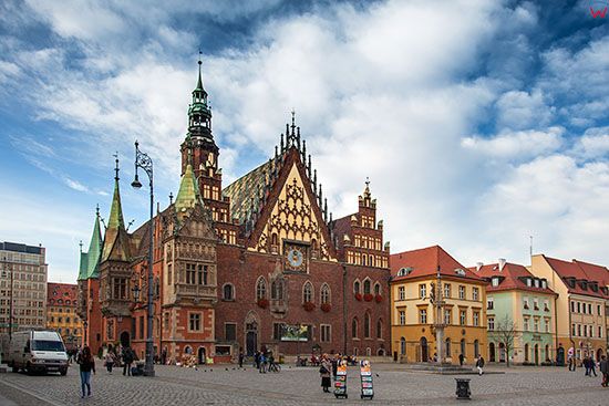 Wroclaw, Ratusz Miejski. EU, PL, Dolnoslaskie.