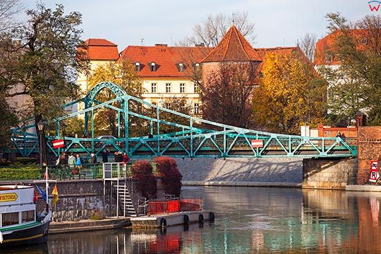 Wroclaw, Most Tumski na Odrze. EU, PL, Dolnoslaskie.