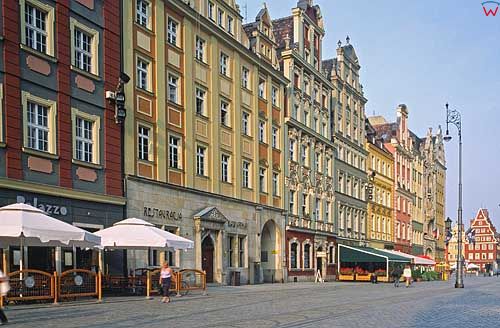 Kamienice przy Wrocławskim rynku