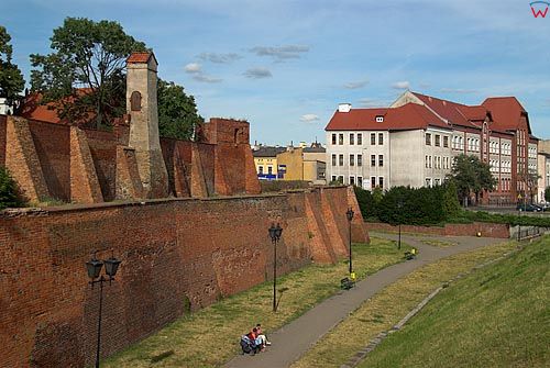 Kujawsko-Pomorskie, Grudziadz. Mury obronne.