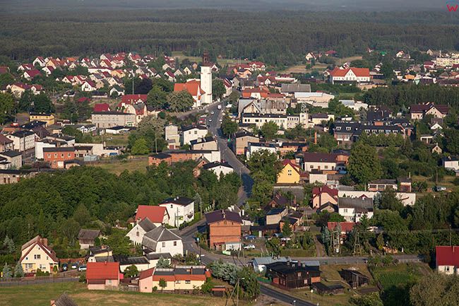 Osie, panorama miasta. EU, PL, Kujawsko-Pomorskie.