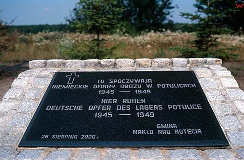 Potulice, pomnik ofiar obozu, kujawsko-pom