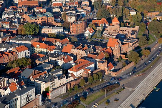 Lotnicze, EU, PL, Kijawsko - Pomorskie. Stare miasto w Toruniu.