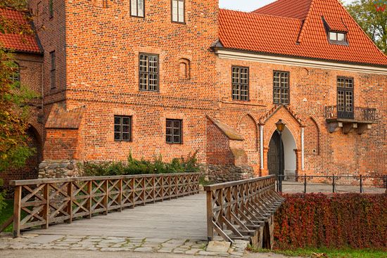Oporow, Muzeum - Zamek. EU, PL, Lodzkie.