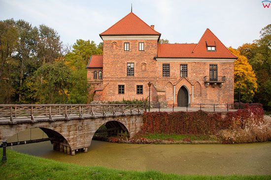 Oporow, Muzeum - Zamek. EU, PL, Lodzkie.