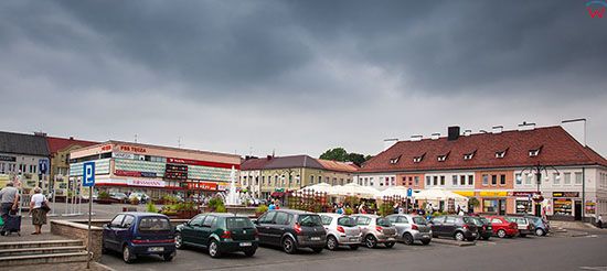 Wielun, Plac Legionow - Rynek. EU, PL, Lodzkie.