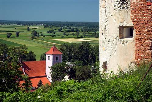 Kościół i zamek Firlejów w Janowcu