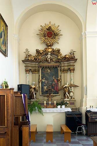 Wnętrze Kościoła Świętego Krzyża w Końskowoli