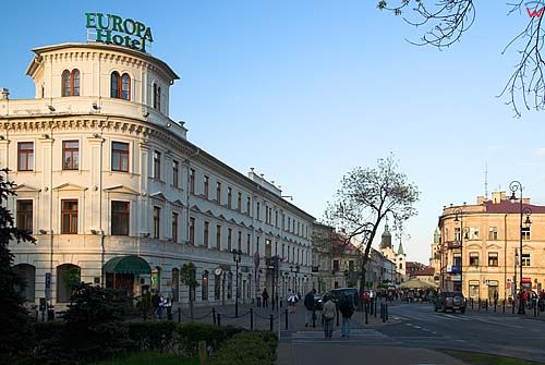 Lubelskie. Lublin, Hotel Europa przy Krakowskim Przedmiesciu.
