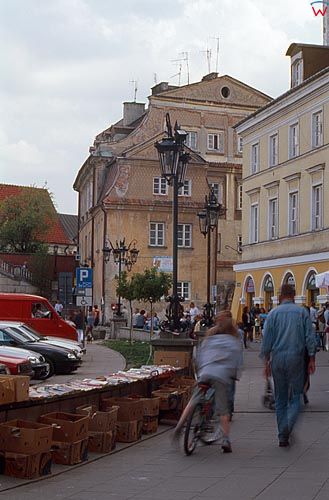 Lublin. Dziedziniec przed zamkiem