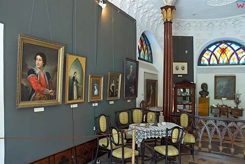 Wnętrze Domku Gotyckiego w Puławach