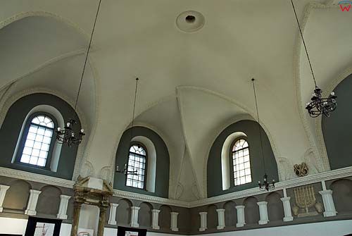 Sklepienie synagogi w Szczebrzeszynie