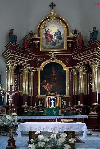 Ołtarz kościoła Świętego Mikołaja w Szczebrzeszynie