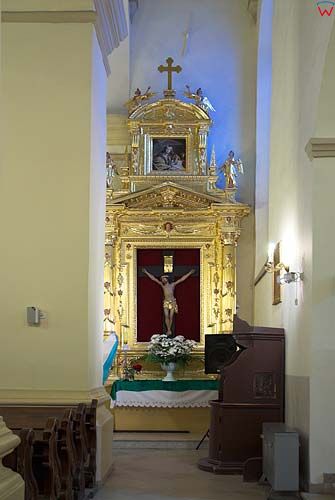 Wnętrze kościoła św. Mikołaja w Szczebrzeszynie