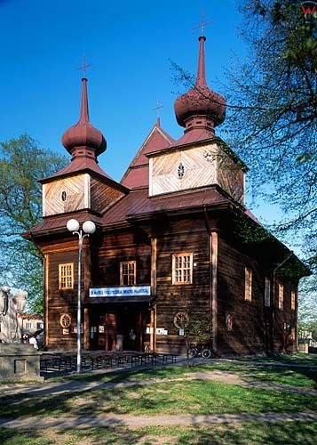 Tomaszów Lubelski, drewniany kościół