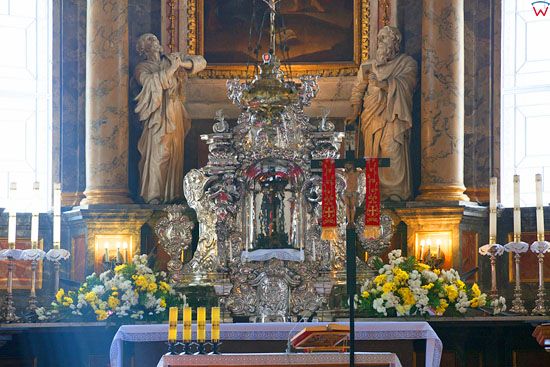 Zamosc - srebrne tabernakulum w Katedrze. EU, Pl, Lubelskie.