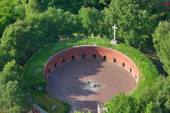 Zamosc - Rotunda Zamojska. EU, PL, Lubelskie. LOTNICZE.