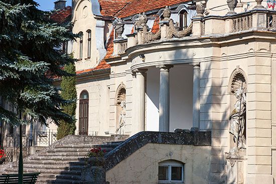 Gilsno, palac z XVIII/XIX w.. EU, PL, Lubuskie.