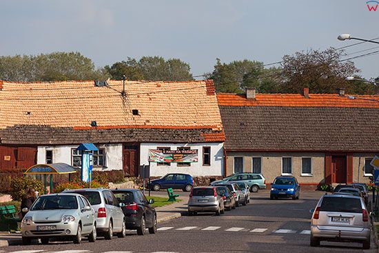 Moryn, centrum - ulica Szeroka. EU, PL, Lubuskie.