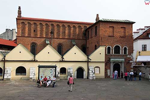 Krakow. Synagoga przy ulicy Szerokiej.