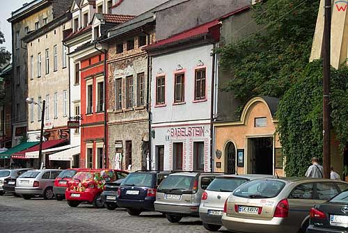 Krakow. Kamienice przy ulicy Szerokiej.