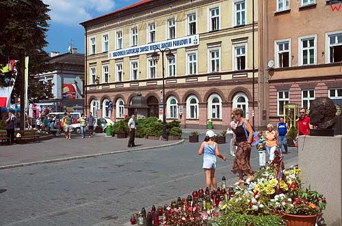 Rynek, centrum w Wadowicach