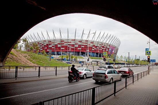 Stadion Narodowy w Warszawie, maj 2012 r. EU, PL, Mazowieckie.
