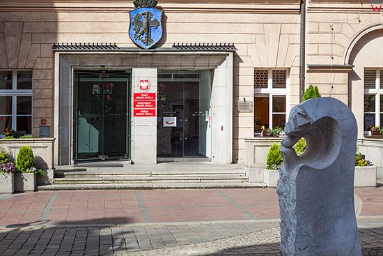 Opole, siedziba Urzedu Miasta Opola w budynku Ratusza Miejskiego. EU, Pl, Opolskie.