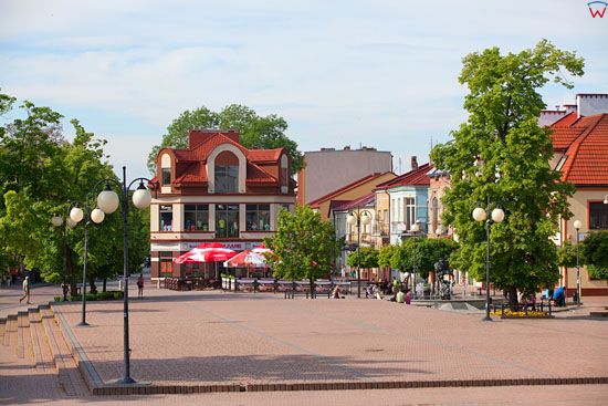 Tarnobrzeg - rynek starego miasta. EU, Pl, Swietokrzyskie.