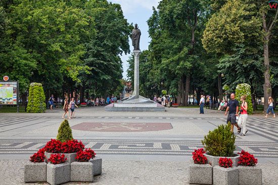 Augustow, Pomnik Zygmunata Augusta. EU, PL, Podlaskie.