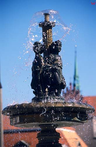 Białystok, fontanna na rynku