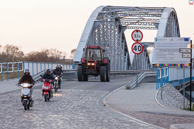 Tykocin, most nad Narwia. EU, Pl, Podlaskie.