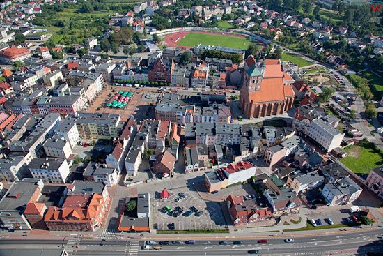 EU, PL, Pomorskie. Stare miasto w Chojnicach.