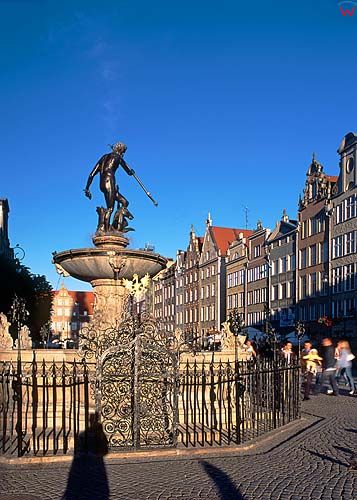 Gdańsk, fontanna neptuna