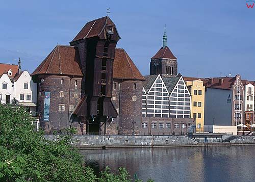 Gdańsk, żuraw, motława